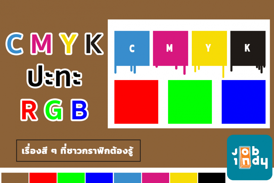 CMYK ปะทะ RGB เรื่องสี ๆ ที่ชาวกราฟิกต้องรู้
