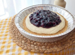 รับทำ Blueberry Cheese Pie Homemade