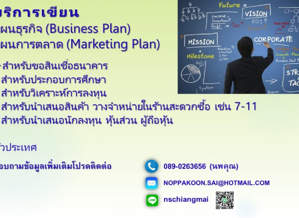 Business Plan & Marketing Plan แผนธุรกิจ &...